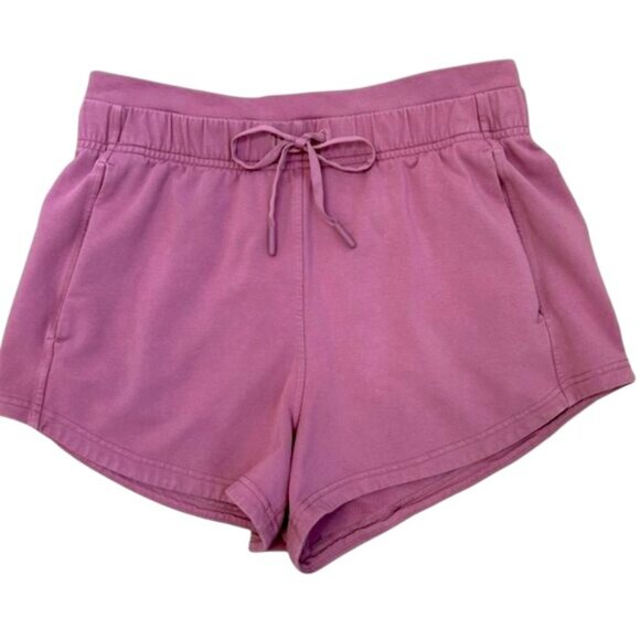 Lululemon Inner Glow Shorts Velvet Dust Pink French Terry 6 - Picture 3 of 7